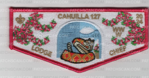 Patch Scan of Cahuilla 127 2024 Lodge Chief flap