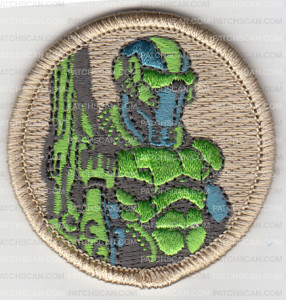 Patch Scan of X161977A (Patrol Patch - Future Warrior)