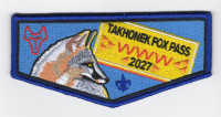 Takhonek Fox Pass 2027 Buckskin Council #617