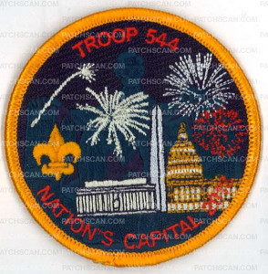 Patch Scan of X170285A TROOP 544 NATION'S CAPITAL 2013