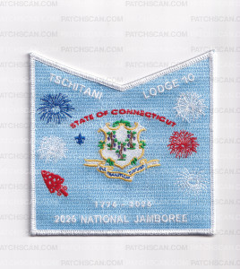 Patch Scan of Tschitani Lodge Jamboree 2026 Flap Set