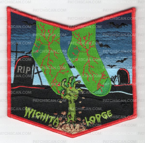 Patch Scan of Wichita 35 Living Socks pocket patch