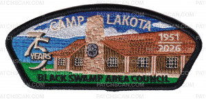 Patch Scan of Camp Lakota 75th Anniversary CSP