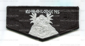 Patch Scan of Dan Beard Council 2026 Jamboree OA (Flap) Shadow (Ghosted)