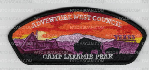 Patch Scan of Adventure West Council Camp Laramie Peak CSP