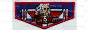 Patch Scan of USA 250th Flap Ben Franklin (PO 103557)