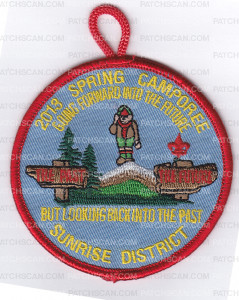 Patch Scan of  X166309A 2013 SPRING CAMPOREE 