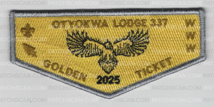 Patch Scan of Chippewa Valley Council Golden Ticket 2025