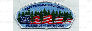 Patch Scan of Friends of Scouting 2026 (PO 103519)