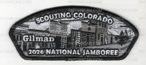 Patch Scan of Scouting Colorado 2026 Jamboree Past Set (Gilman)