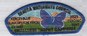 Patch Scan of Seneca Trading Tent Xerces Blue