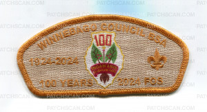 Patch Scan of Winnebago Council 1924-2024 100 Years CSP