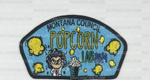 Patch Scan of Montana Council Popcorn 