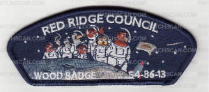 Patch Scan of X169565A RED RIDGE COUNCIL WOOD BADGE (fake csp space)