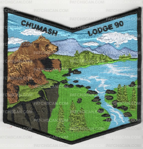 Patch Scan of Chumash 90 NOAC 2024 bear overlook pocket patch