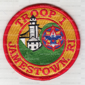 Patch Scan of X169780A TROOP 1 JAMESTOWN, RI