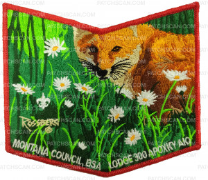 Patch Scan of Montana Artist Series 2021 pocket patch Apoxky Aio