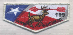 Patch Scan of tswc- lodge flap 2016- silver metallic border