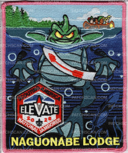 Patch Scan of CMC 26 Jamboree Ordeal Pink