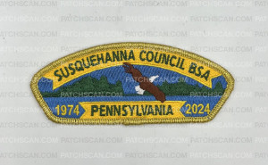 Patch Scan of SUSQUEHANNA COUNCIL EAGLE 50TH CSP