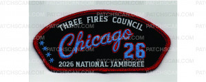 Patch Scan of 2026 National Jamboree CSP Sweet Home (PO 103469)