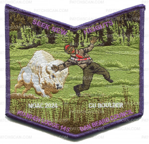 Patch Scan of Dan Beard Council NOAC 2024 Pocket Piece - Delegate