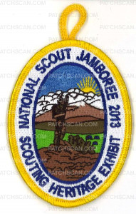 Patch Scan of X141582I NATIONAL SCOUT JAMBOREE 2013 STAFF 