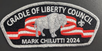  CRADLE OF LIBERTY MARK CHILUTTI 2024 SILVER BUFFALO Cradle of Liberty Council #525