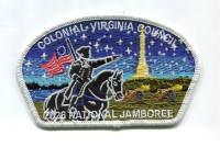 Colonial Virginia Council 2026 Jamboree JSP Washington on horse Colonial Virginia Council #595