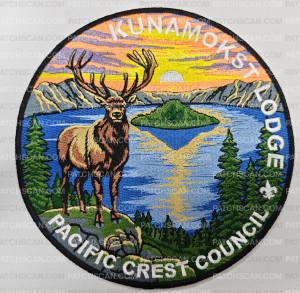 Patch Scan of Kunamokst Lodge back patch