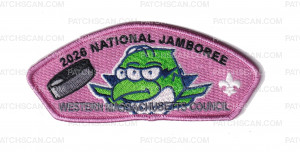 Patch Scan of WMC National Jamboree Contingent 2026(Bird w/ 3 eyes-Pink)