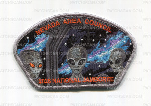 Patch Scan of Nevada Area Council 2026 Jamboree JSP 3 aliens