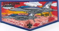 2017 National Scout Jamboree EA-18C Topa Topa -pocket flap Ventura County Council #57