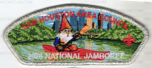 Patch Scan of Sam Houston Area Council Jamboree 2026 (Kayak/Silver)