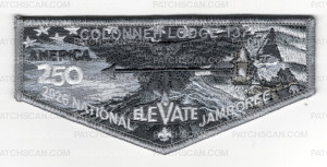 Patch Scan of Colonneh Lodge 2026 Jamboree Flap (Ghosted)