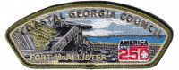Coastal Georgia Council 250 Set - Historic Bases (CSP-Fort McAllister) Coastal Georgia Council