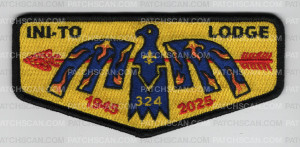 Patch Scan of FRC Ini-To Lodge 80th Anniversary Flap