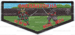 Patch Scan of ONERAHTOKHA 2024 NOAC WARRIOR FLAP