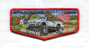 Patch Scan of Withlacoochee Section E6 Conclave 2026 flap white truck