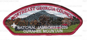 Patch Scan of Northeast Georgia Council 2026 Jamboree Set (Curahee Mnt.)