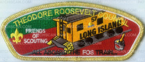 Patch Scan of 2015 FOS TRAIN METALLIC GOLD BORDER