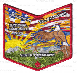 Patch Scan of Black Hawk Lodge Jamboree 2026 OA Set Bottom