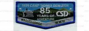 Patch Scan of Camp Sidney Dew 85th Anniversary Flap (PO 102018)