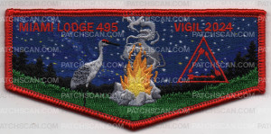 Patch Scan of MIAMI LODGE VIGIL FLAP