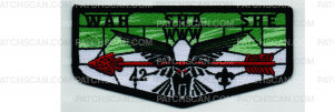 Patch Scan of Section G6 Conclave - Wah Sha She Lodge Flap (PO 103627)