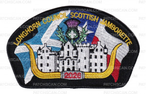 Patch Scan of Longhorn Council 2026 Scottish Jamborette CSP