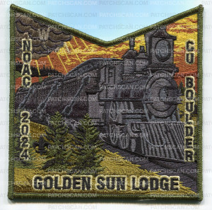 Patch Scan of CORNHUSKER COUNCIL NOAC 2024 (Green Pocket/Train Smoke)