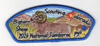 Scouting Colorado 2026 Jamboree Nature Set (Sheep) Greater Colorado Council #61 formerly Denver Area Council