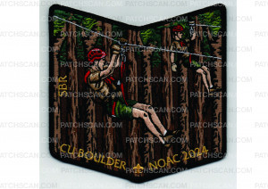 Patch Scan of NOAC Pocket Patch 2024 High Adventure #1 (PO 102253)