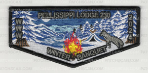 Patch Scan of Pellissippi 230 2024 Winter Banquet flap